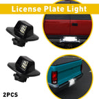 2pc LED License Plate Light Tag Lamps for Chevy C/K 1500 2500 3500 (1988–2000)