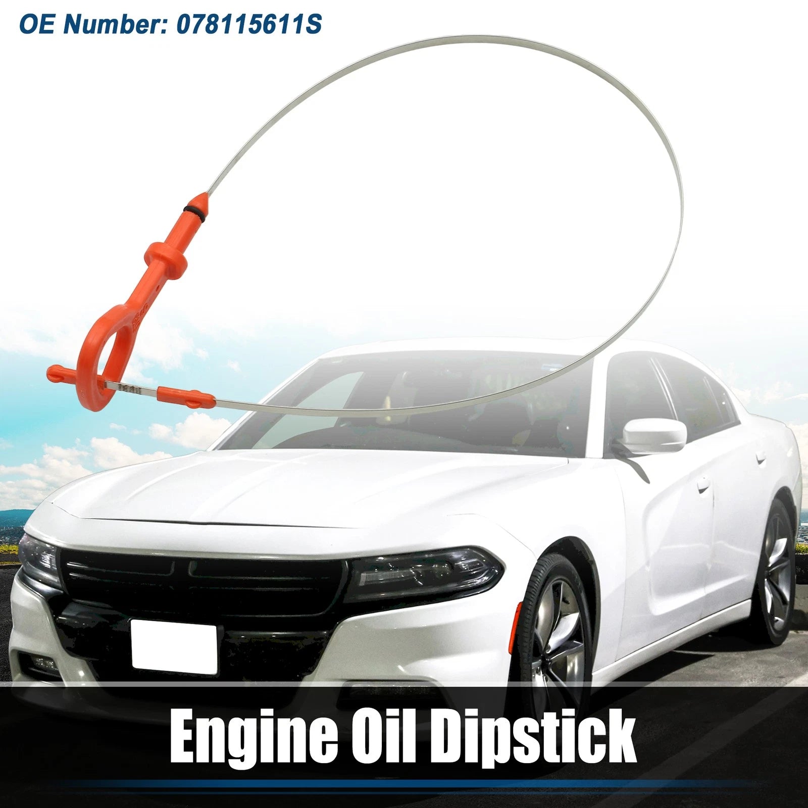 Engine Oil Fluid Level Dipstick for Audi A4 (1996–2001) No. 078115611S