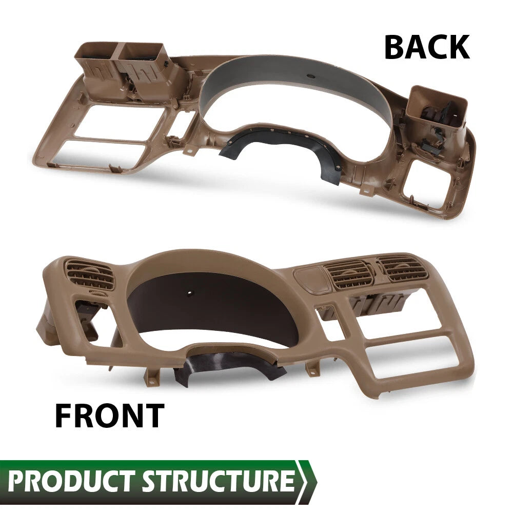 Double Din Dash Radio Cluster Bezel for S10 Blazer Jimmy Sonoma (1998–2005)
