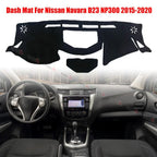 Non-Slip Dash Mat Cover for Nissan Navara D23 NP300 (2015–2020)
