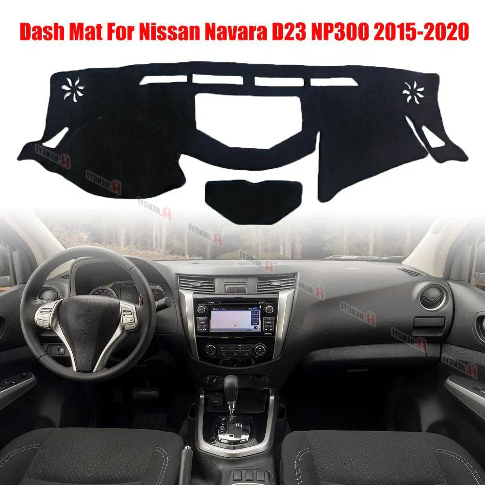 Non-Slip Dash Mat Cover for Nissan Navara D23 NP300 (2015–2020)