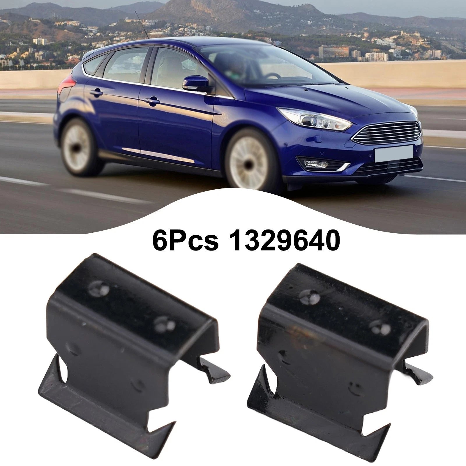 Cowl Scuttle Panel Trim Clips for Ford Focus MK2 (2004–2011)