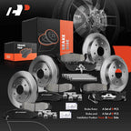 Disc Brake Rotors & Ceramic Pads for Nissan Titan (2004–2023)