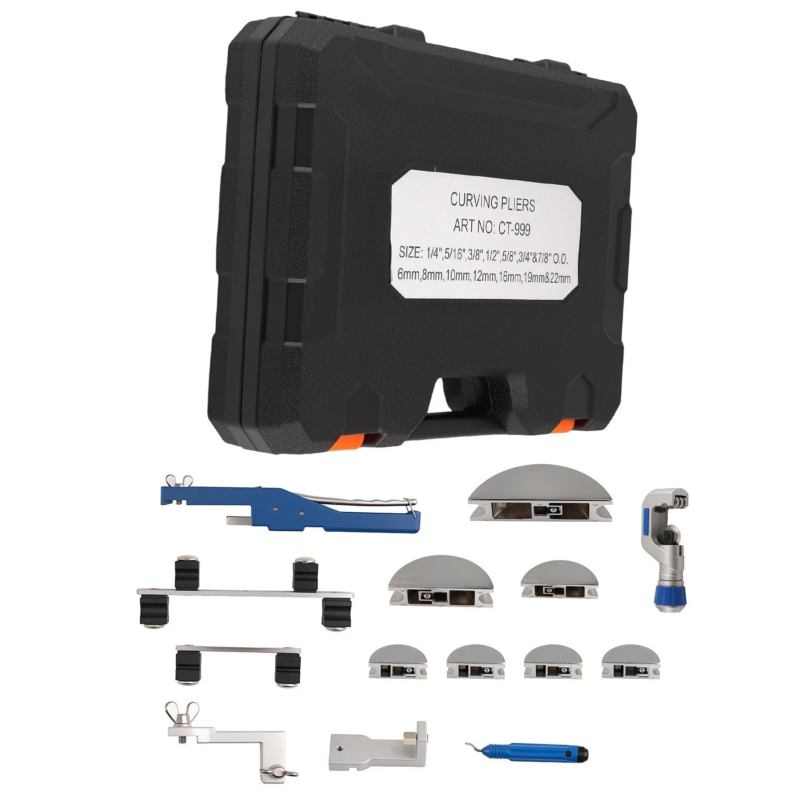 Tube Bender Kit for Automotive Tubing (1/4" to 7/8")