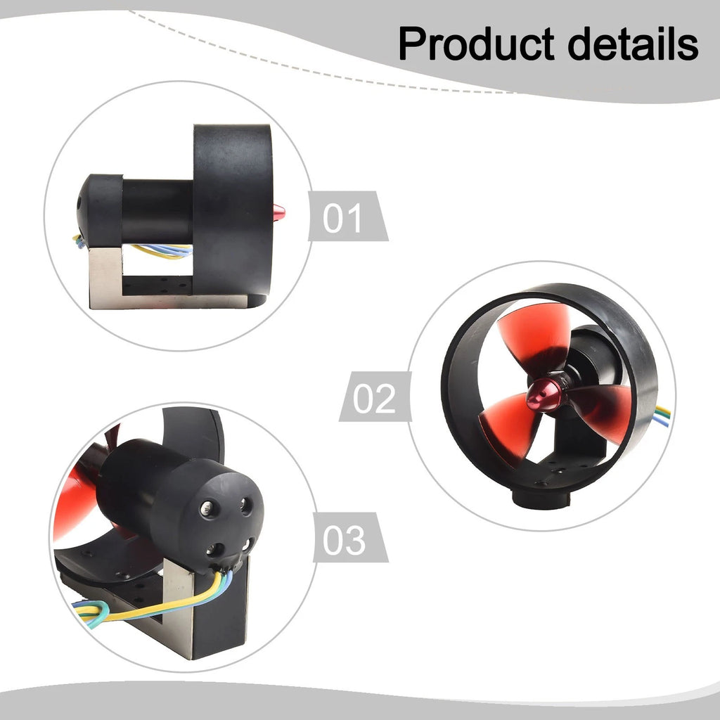 Underwater Thruster Motor 16V 300W for RC Bait Tug Boats (16V)