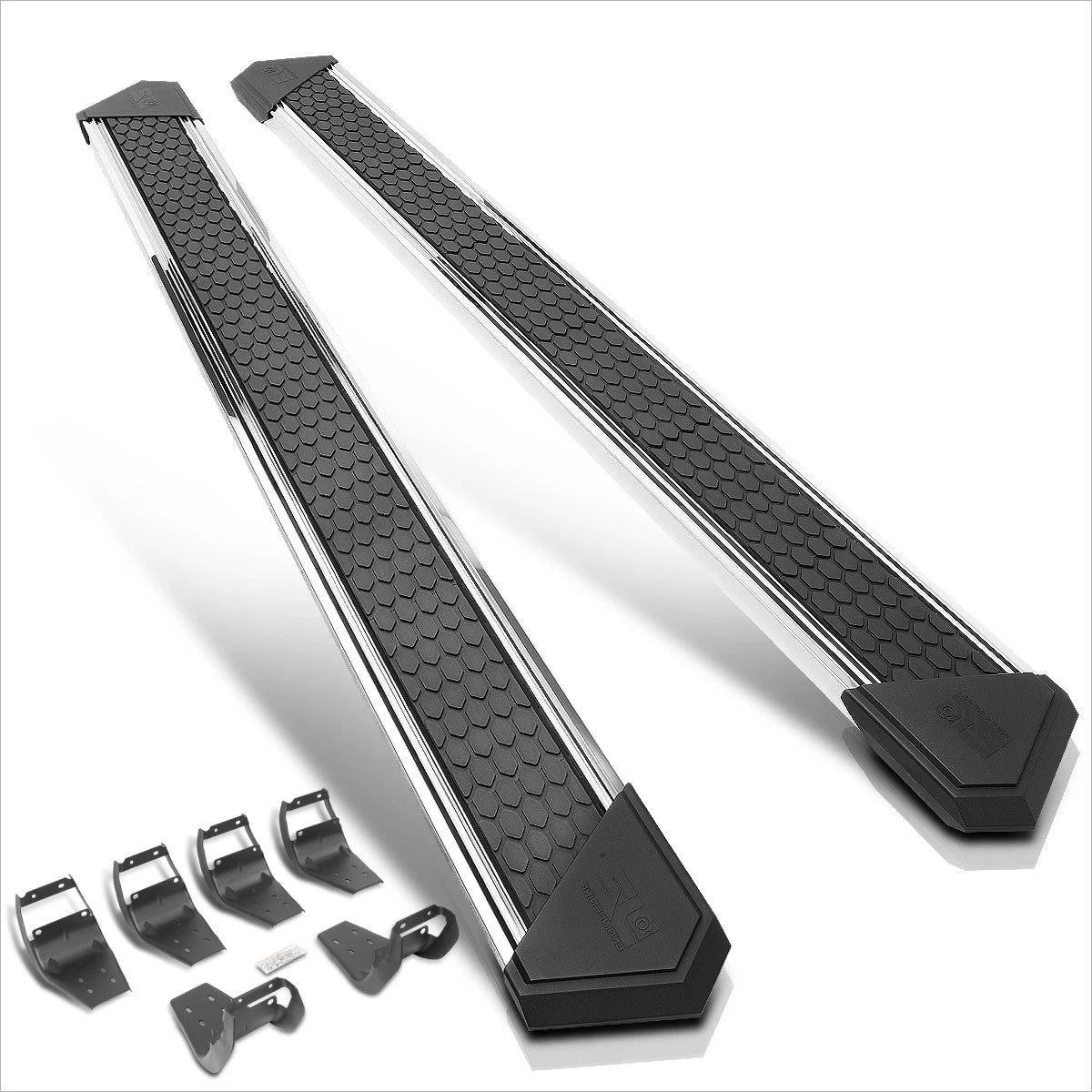 J2 Step Bar Running Board for Ford F150-F350 (2015–2020) 8" Honeycomb Pad