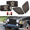 Set of 4 Smoke Fender Side Marker Lights for Jeep Wrangler TJ (1997–2006)