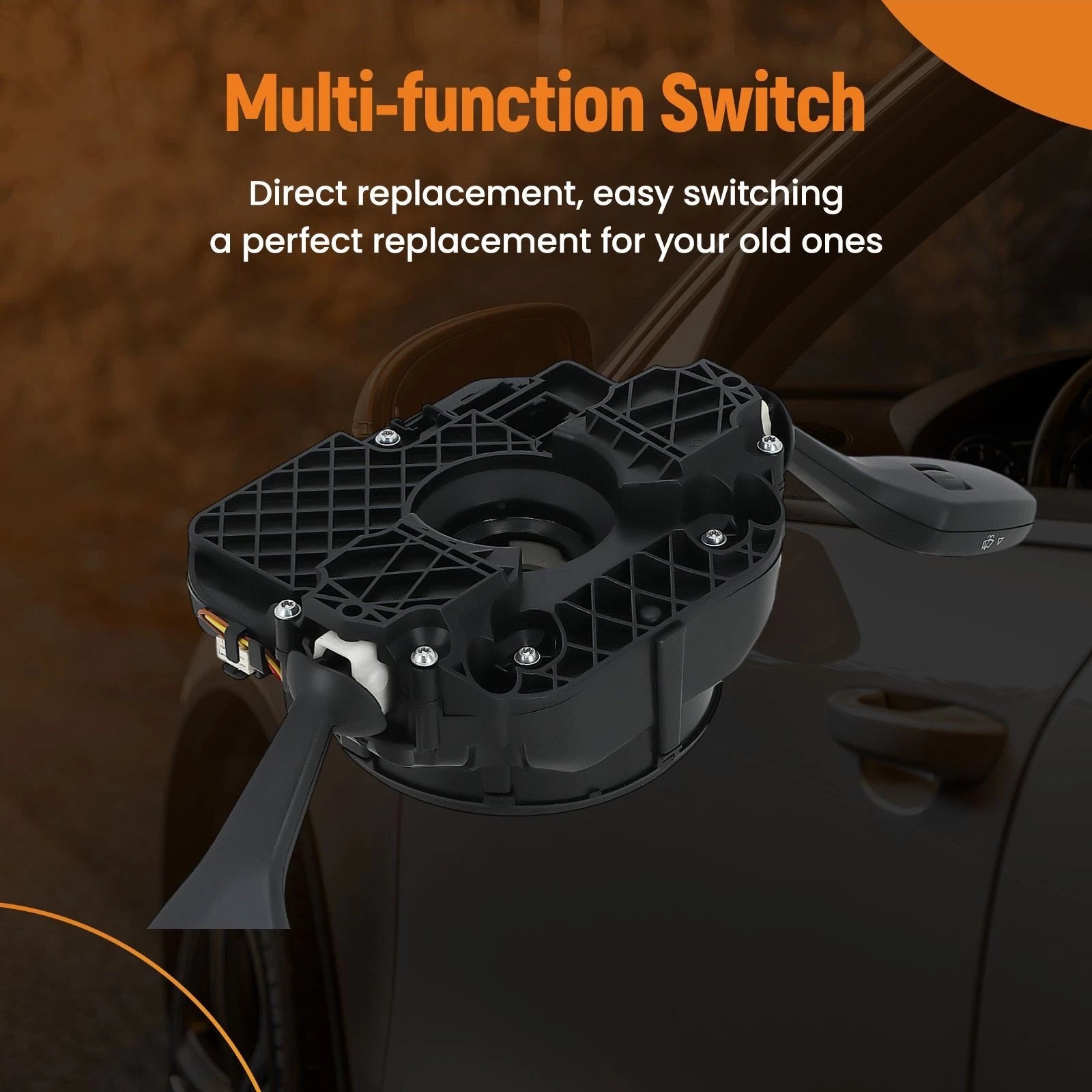 Turn Signal Wiper Switch for BMW F01 F06 F07 F10 F12 F13 F02 (2009–2017) 61319202666