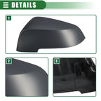 Driver Side Rearview Mirror Cap Deep Gray for BMW 528i (2011-2016)