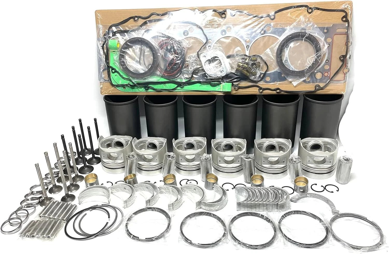 6BD1T Overhaul Rebuild Kit for Isuzu Hitachi EX200-1 UH07-7 Excavator