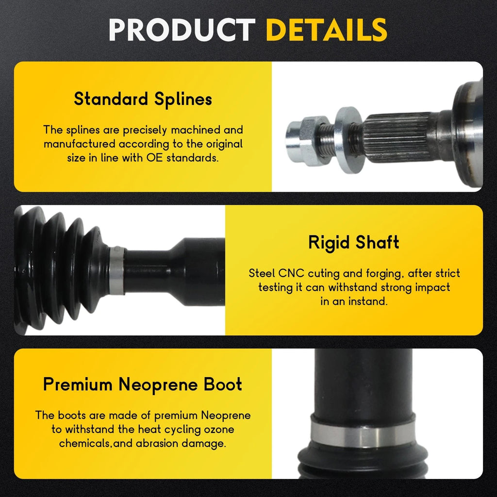 CV Axle Assembly for Chevrolet Avalanche GMC Yukon Cadillac Escalade