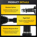 CV Axle Assembly for Chevrolet Avalanche GMC Yukon Cadillac Escalade
