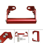 Navigation Bracket for Motorbike Motorcycle (22mm, Red)