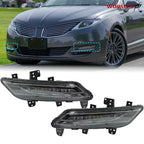 Pair Front LED Fog Lights for Lincoln MKZ (2013–2016)