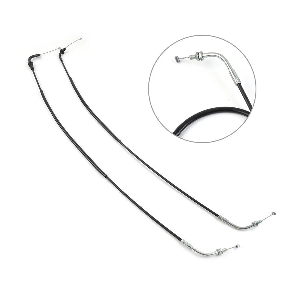 2X Throttle Cable Line for Yamaha XV250 Route 66, V-Star, Virago, XV125