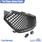 Front Upper Grille for Ford Taurus (2013–2019) Carbon Fiber Style