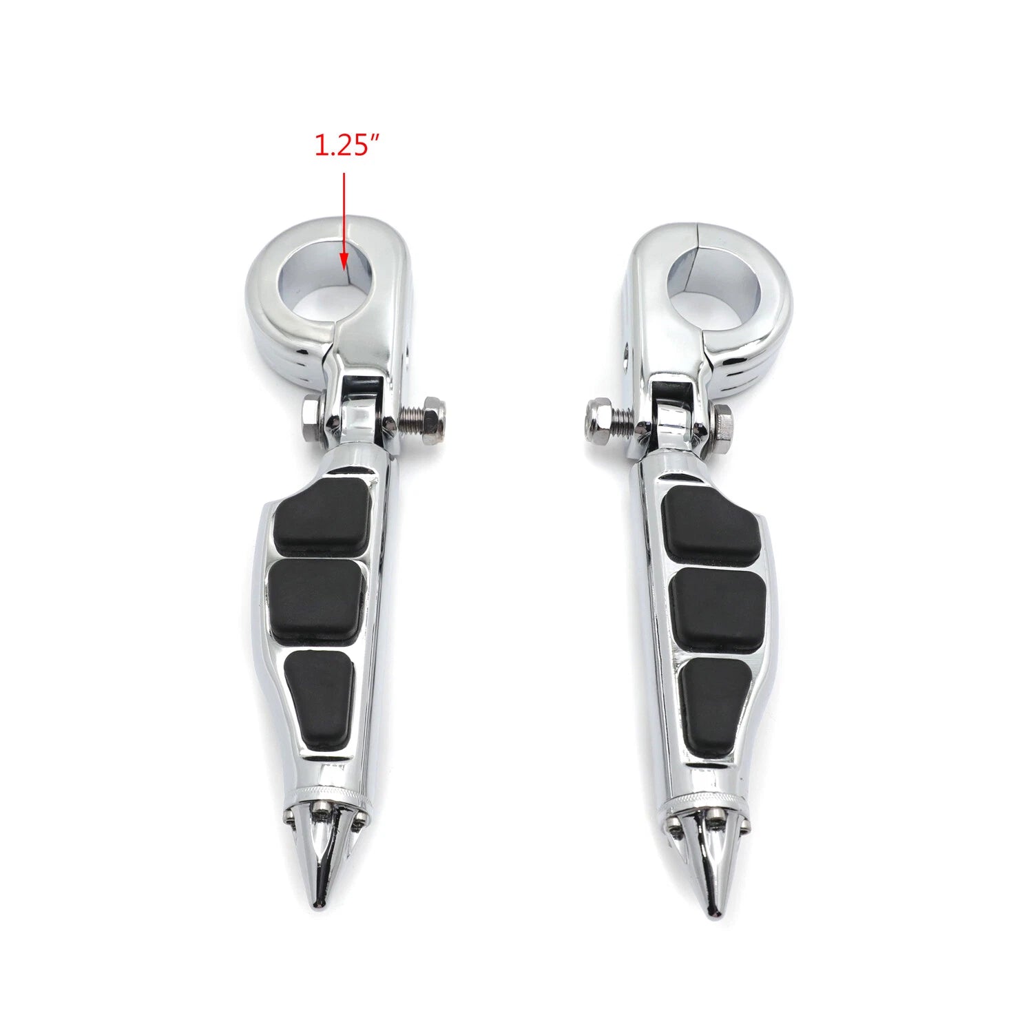 1.25" Highway Stiletto Foot Peg P-Clamps for Honda GoldWing GL (4475)