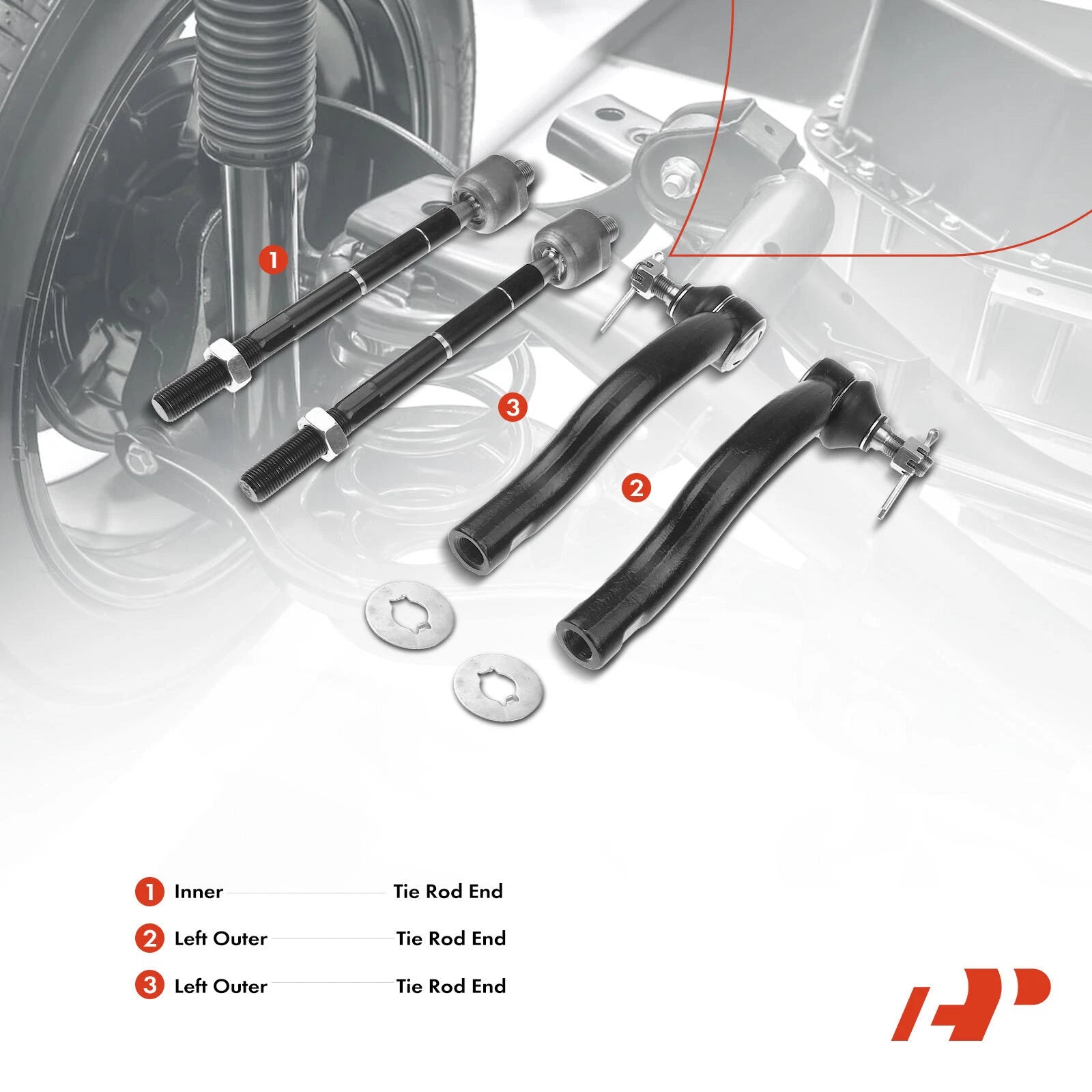 Rack and Pinion Tie Rod Kit for Toyota RAV4 (2013–2018)