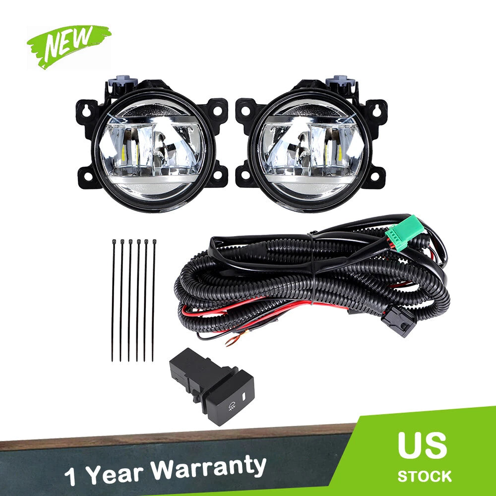 Fog Lights for Honda Civic (2017–2021) + Wiring Kit & Switch, LED Bulbs