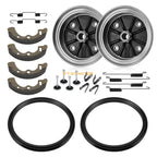 2 Rear Brake Drum Shoes Seal for Kawasaki Mule 3000 3010 4000 4010 (1993–2006)