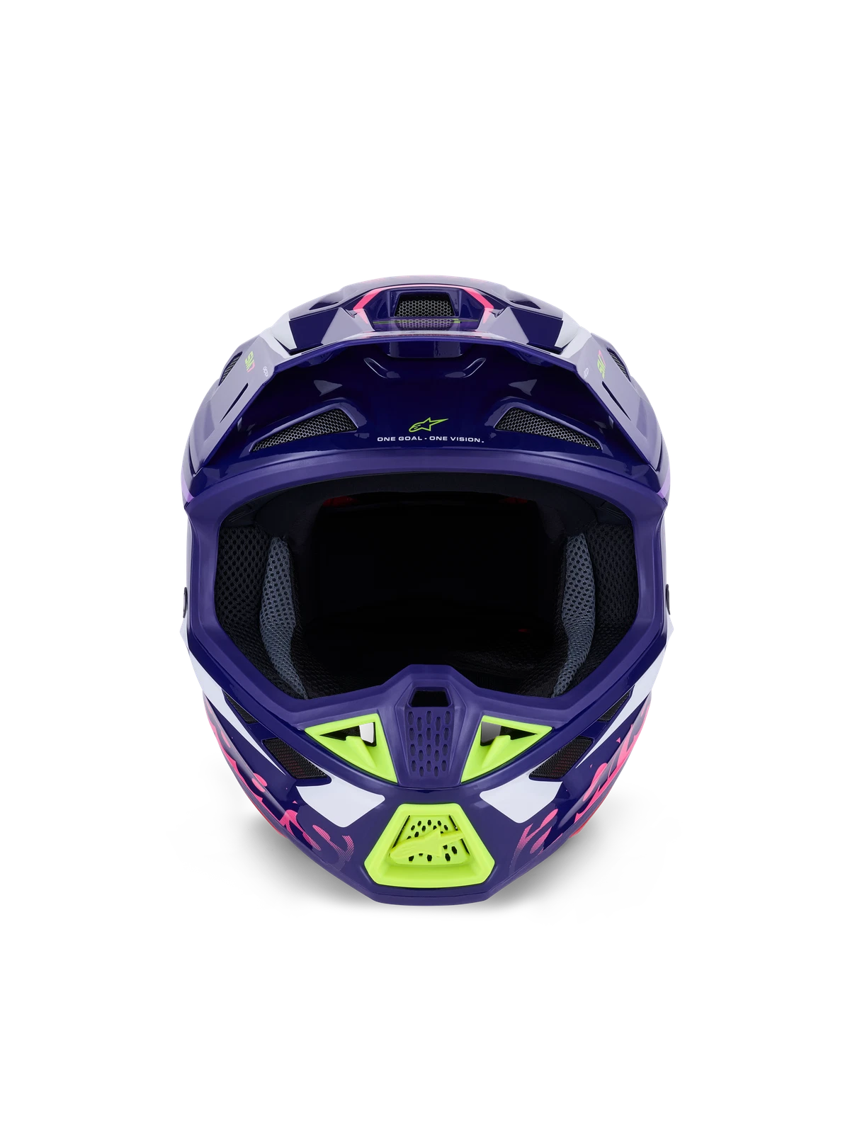 Alpinestars SM7 Deed Helmet for Offroad (Large, Purple Pink Glossy)