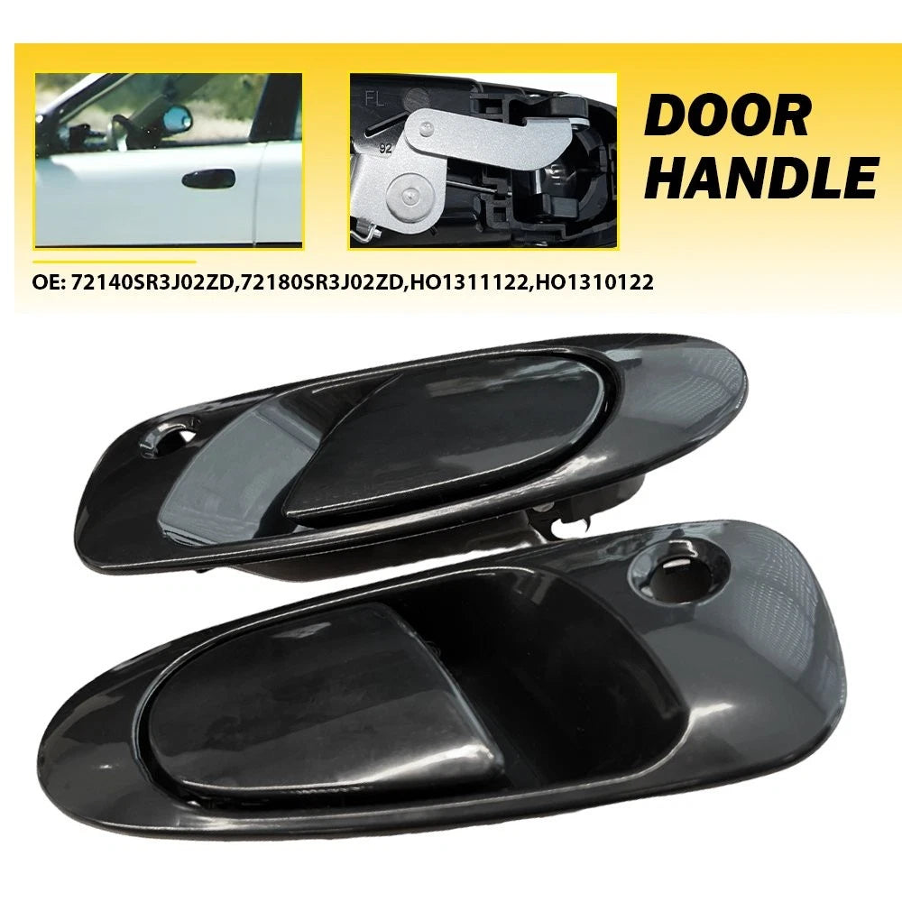 Pair Outer Door Handle for Honda Civic (1992–1997) LH RH