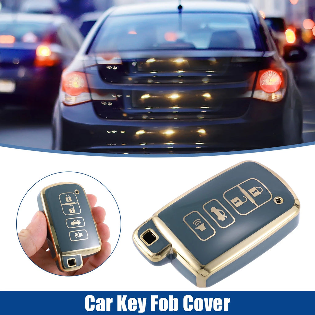 TPU Key Fob Cover for Toyota Avalon, Camry (2013–2020) - Blue