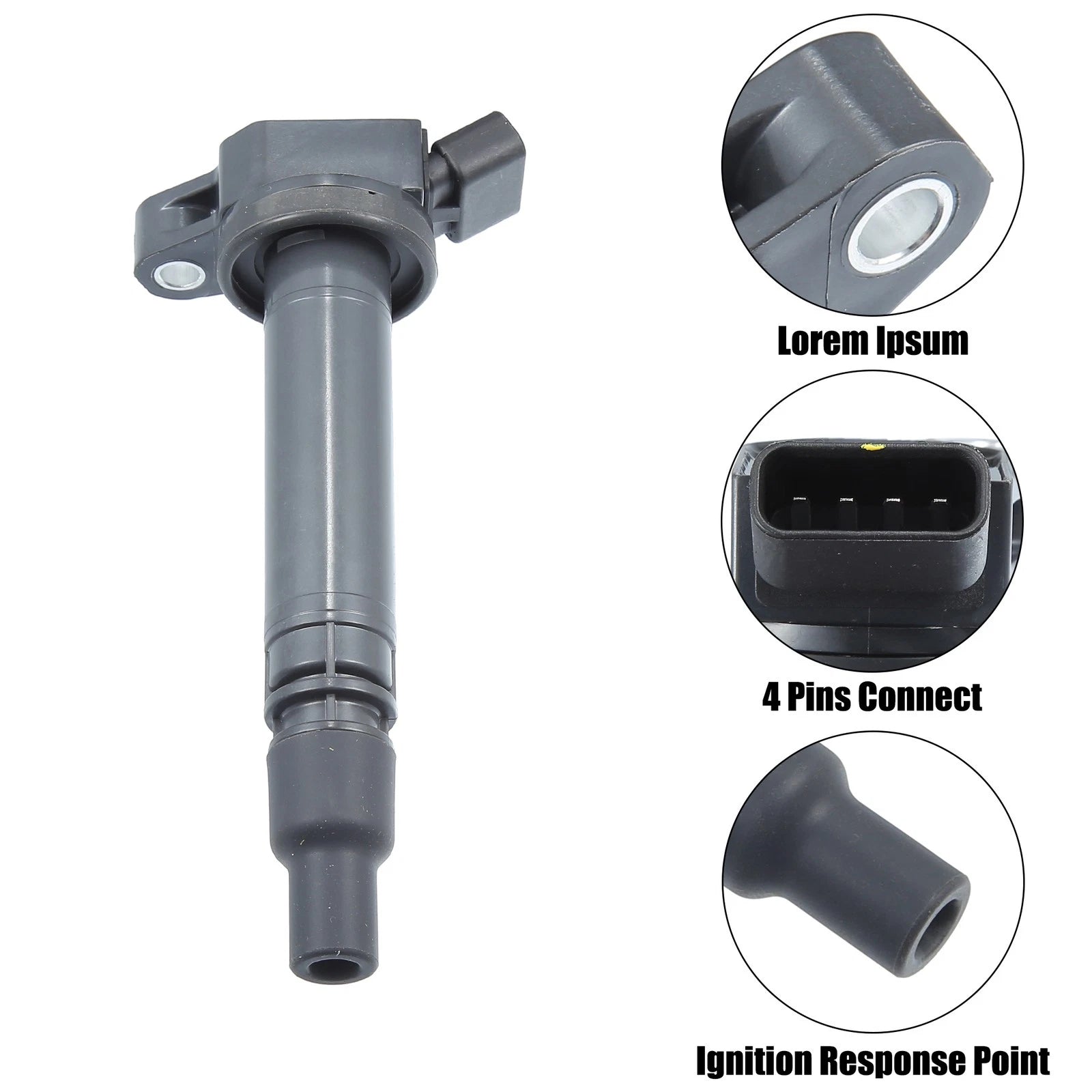 Set of 4 Ignition Coils for Toyota 4Runner (2010–2022) 90919-02250