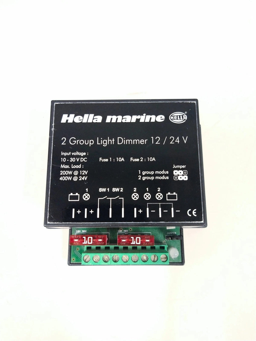 2X Hella Marine H2406 Group Light Dimmer for 12/24V Systems