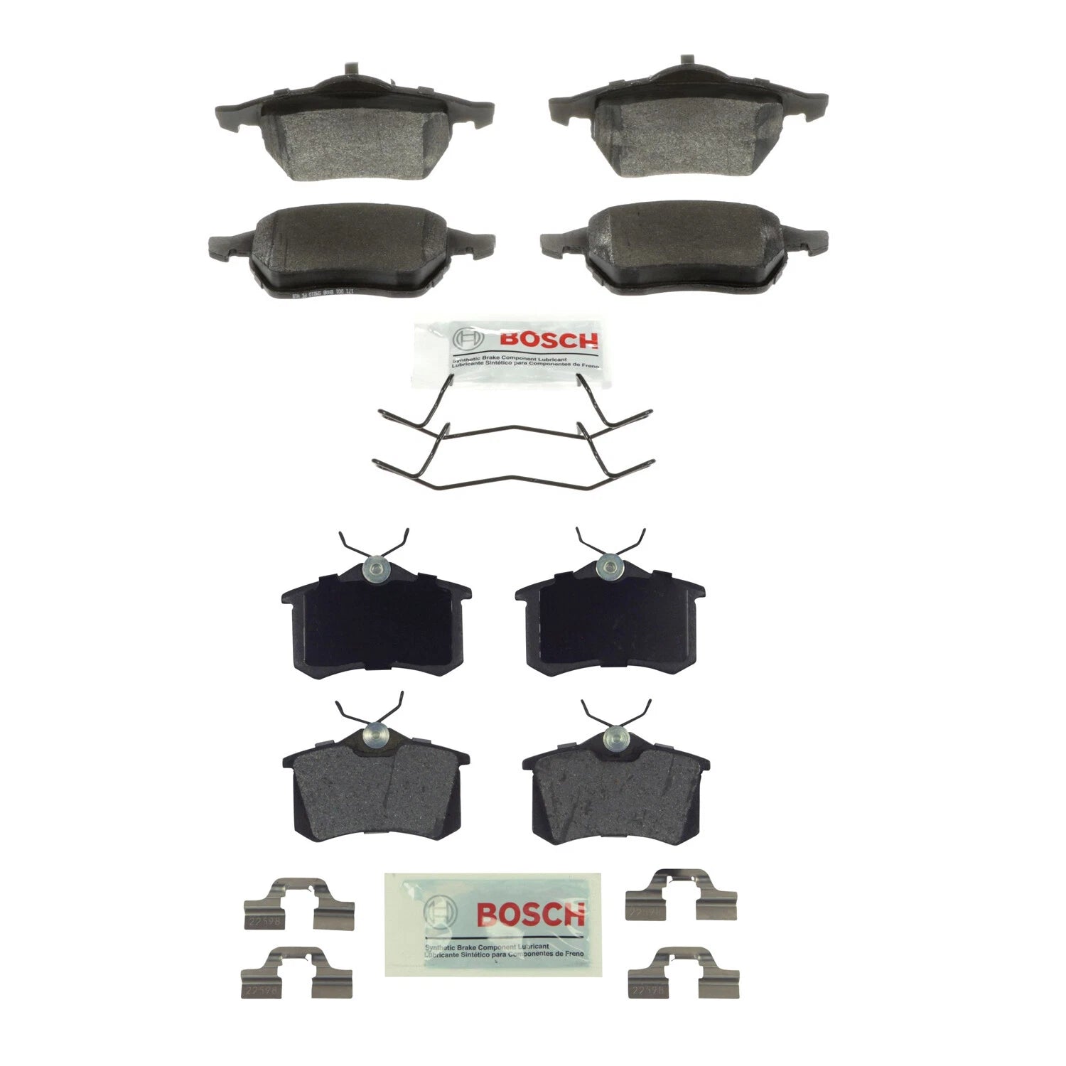Bosch Blue Disc Brake Pad Kit for Audi A4 A6 A8, VW Golf Passat (1996–2023)