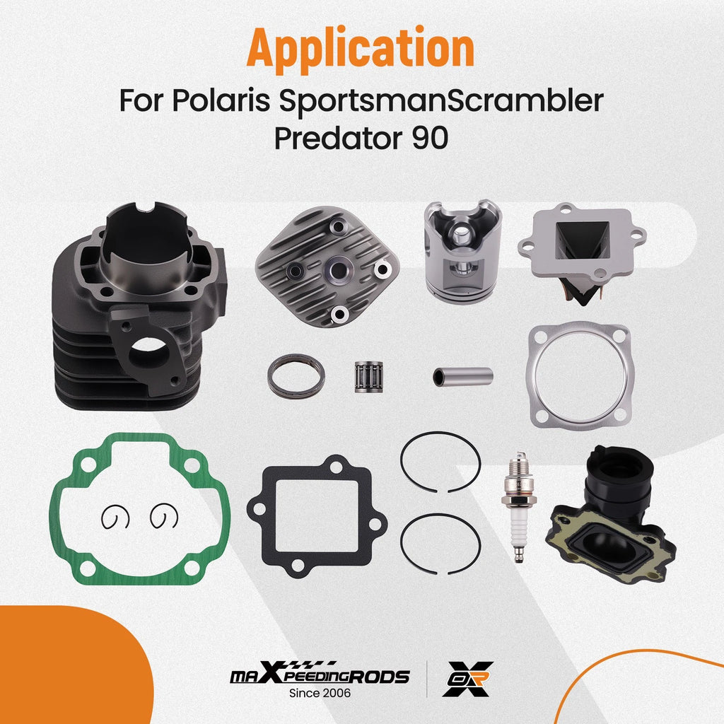 Big Bore 54mm Cylinder Head Rebuild Kit for Polaris Sportsman 90 (2000–2002)