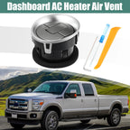 Chrome Front Dashboard Louver AC Heater Air Vent CL3Z19893EA for Ford F150 (2009–2014)