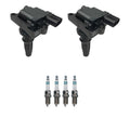 2X Ignition Coils & 4X Denso Iridium Spark Plugs for Kia Optima (2011–2015)