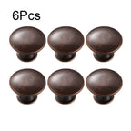 6X Cabinet Pull Handles for Jewelry Box Drawer (Red Bronze)