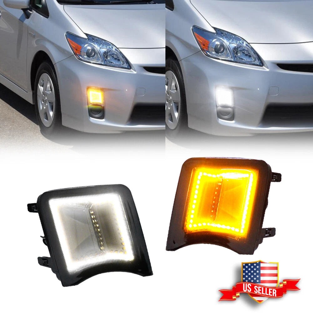 Set of 2 LED Turn Signal Lights for Toyota Prius (2010–2011) Smoked