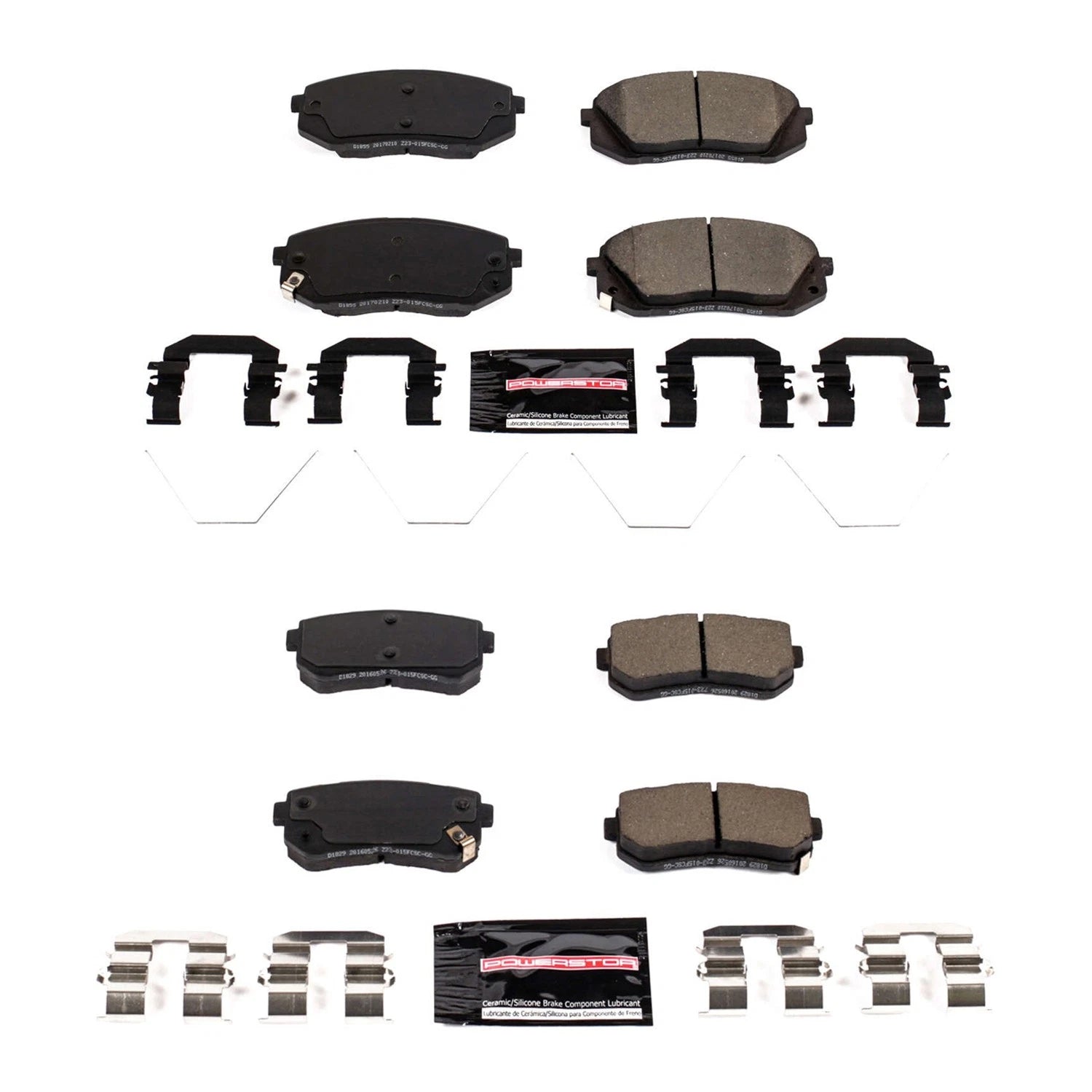 PowerStop Z23 Carbon-Fiber Ceramic Brake Pads Kit for Optima (2011–2015)