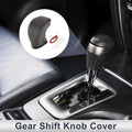 Gear Shift Knob Cover for Toyota Tacoma (2016–2022) Black Carbon Fiber Red