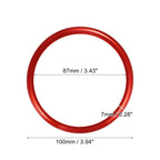 2 Pcs Air Conditioning Outer Vent Rings Trim Cover for Toyota Subaru 