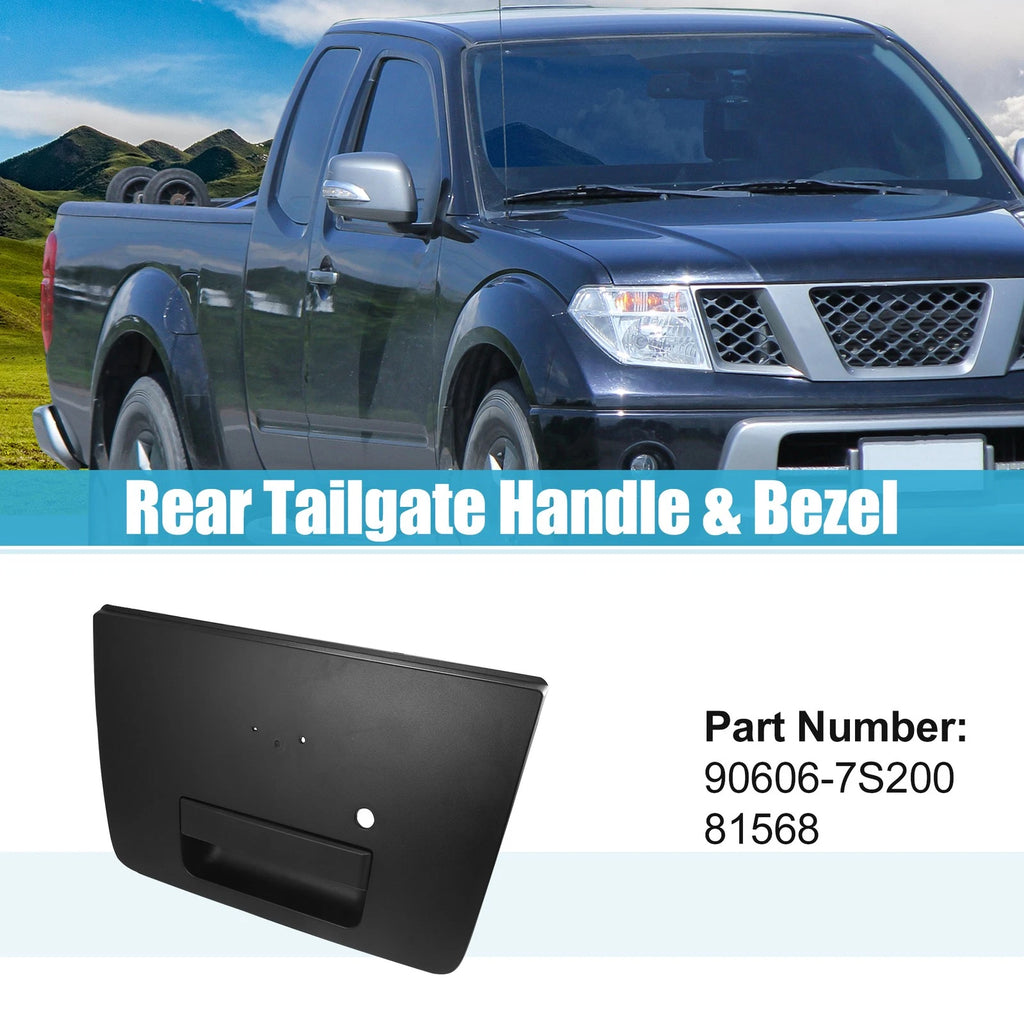 Rear Tailgate Handle Bezel w/ Key Hole for Nissan Titan (2004–2012) 906067S200