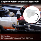 Coolant Expansion Reservoir Tank for Nissan Murano (2003–2007) 21710CA00B