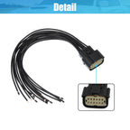 2X Halogen Headlight Wire Harness Connector 68364272AA for Dodge Charger (2011–2023)