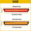 LED Side Marker Lights for Dodge Challenger (2015–2022) Amber Red V