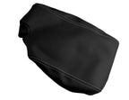 Leather Console Lid Armrest Cover for BMW E90 (2005–2013) Gray Stitch