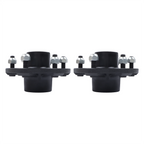 2 Pack Trailer Hub Kit for 3500 lbs. #84 Spindle (Fits 6 on 5.5")