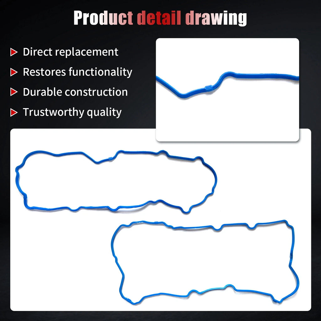 Engine Valve Cover Gasket Set for Ford Fusion Mercury Milan Lincoln Zephyr (2006–2009)