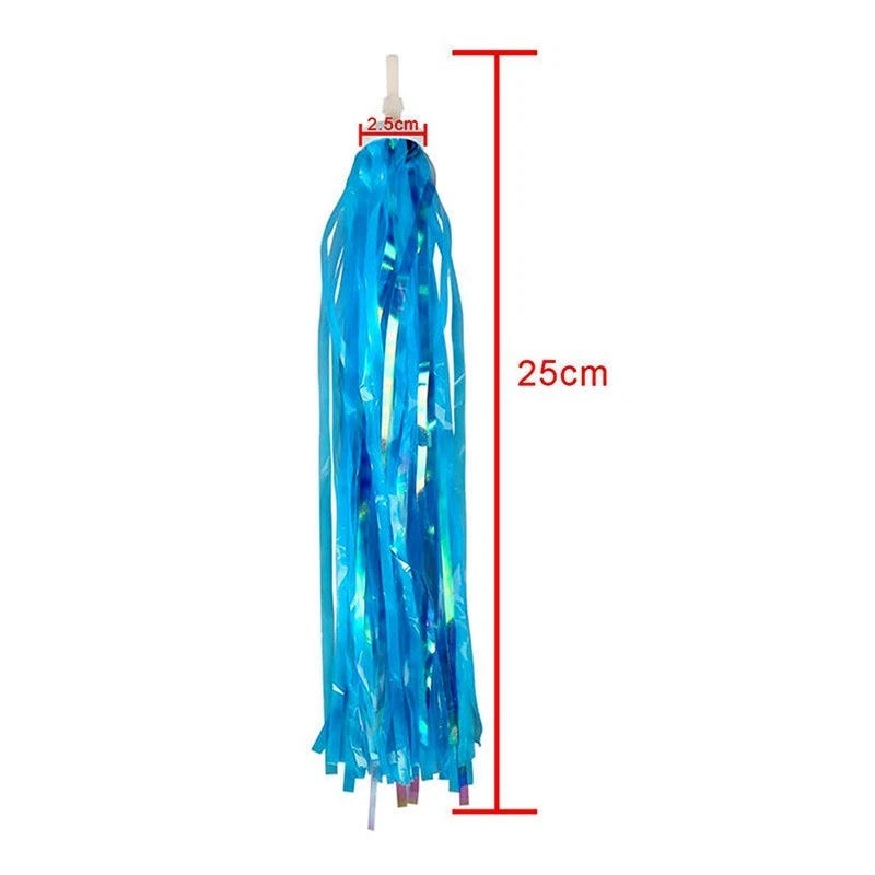 2pc Colorful Tassel Handlebar Streamer for Children Bike Scooter