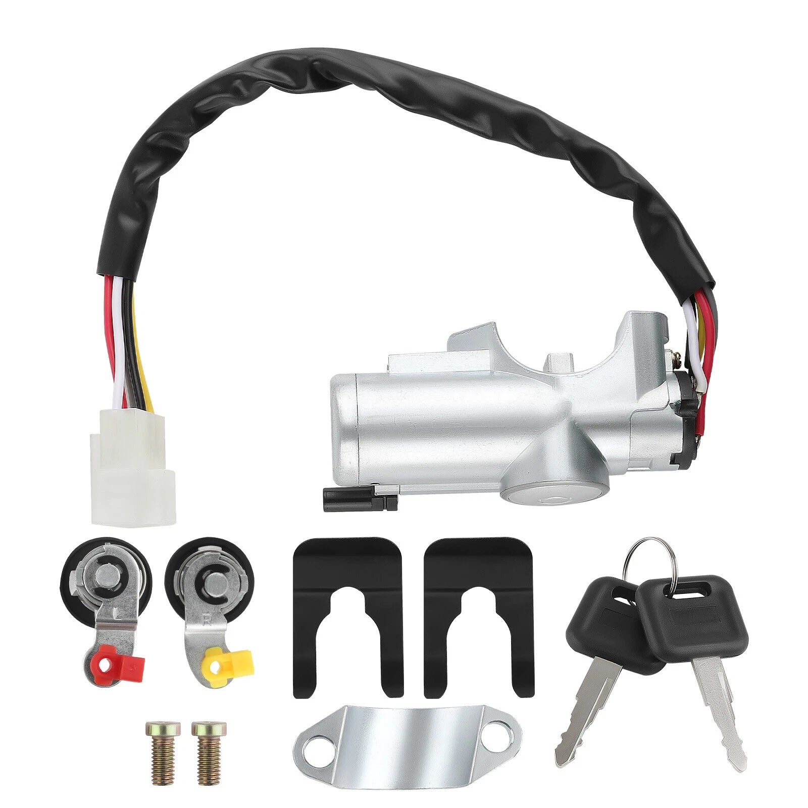 Ignition Switch Door Lock Cylinder 2 Key for Nissan D21 Pathfinder (1986–1996)