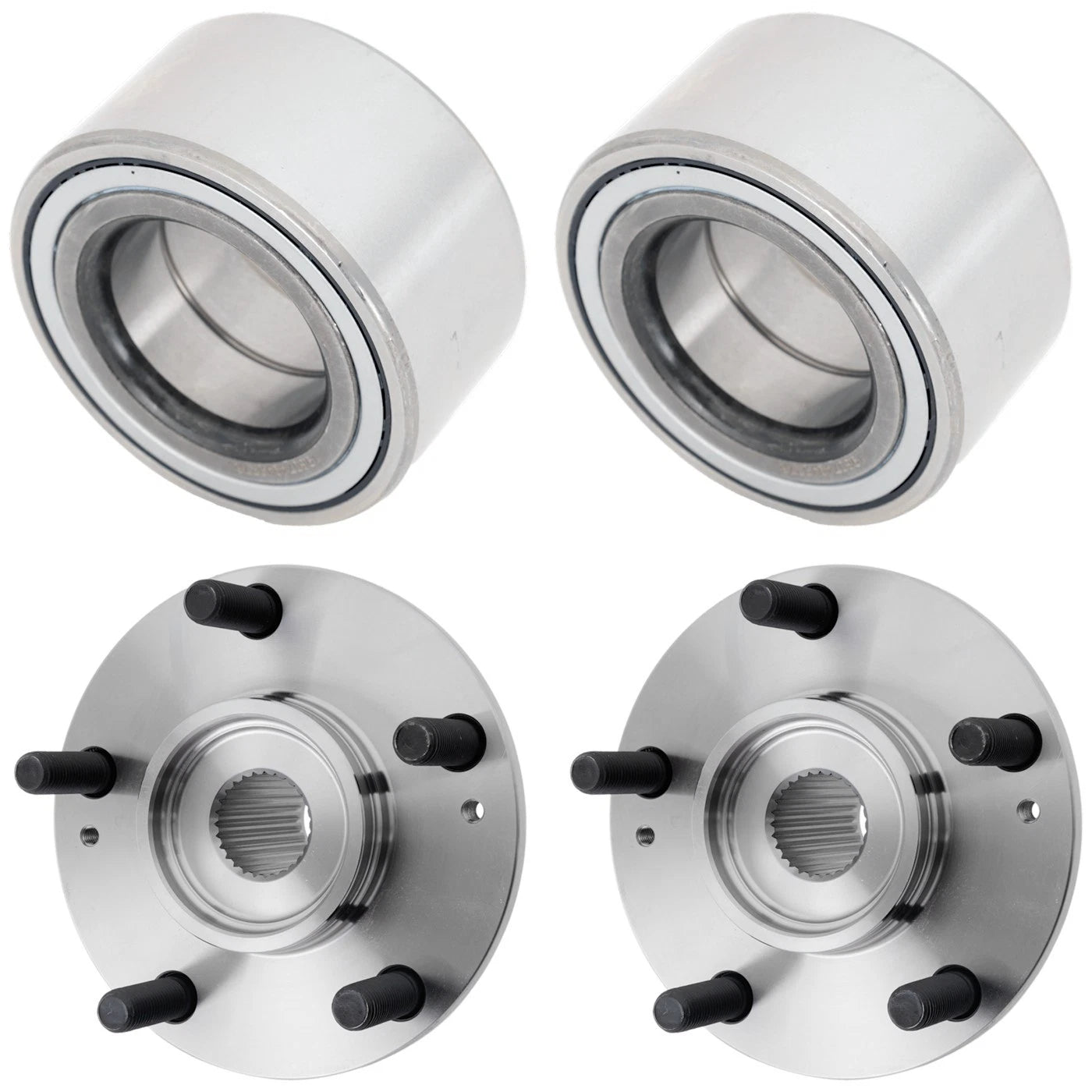 Set of 2 Wheel Hubs for Kia Forte5