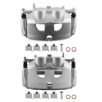Set of 2 Front Brake Calipers with Bracket for Ford Expedition F-150 (2010–2021)
