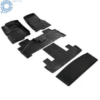 Set of 5 Black TPE Floor Mats + Cargo Liner for Ford Expedition/Max (2018–2024)